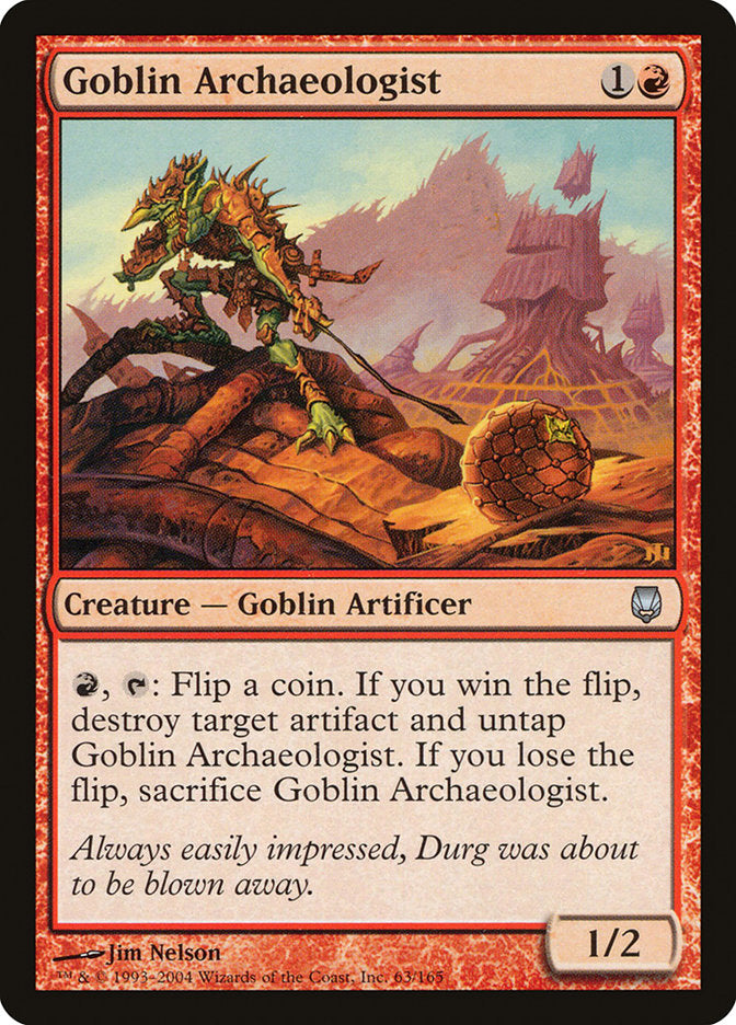 Goblin Archaeologist (63) [Darksteel] | Odin's Place