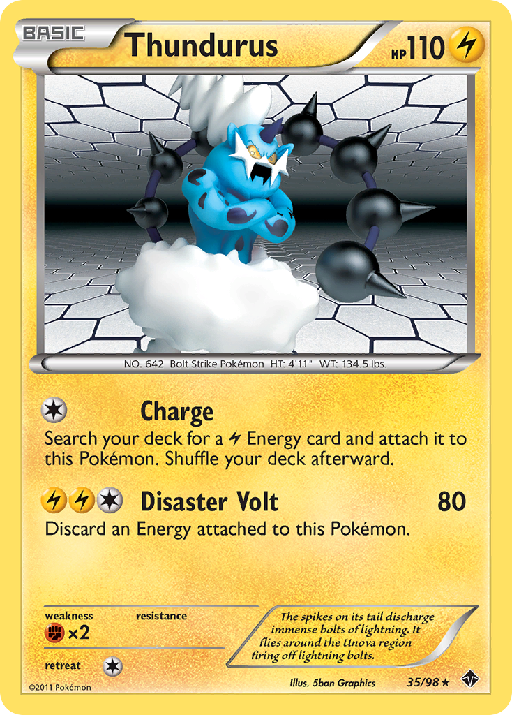 Thundurus (35/98) [Black & White: Emerging Powers] | Odin's Place