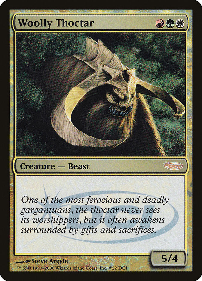 Woolly Thoctar (22) [Wizards Play Network 2008] | Odin's Place