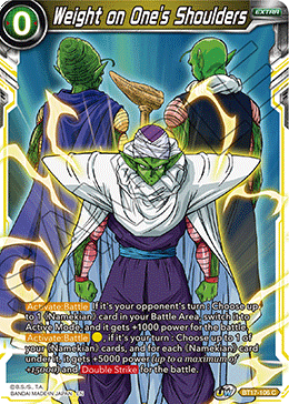 Weight on One's Shoulders (BT17-106) [Ultimate Squad] | Odin's Place