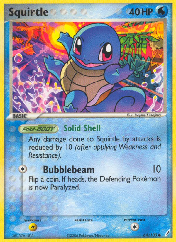 Squirtle (64/100) [EX: Crystal Guardians] | Odin's Place