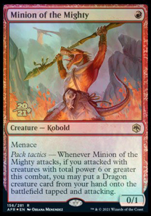 Minion of the Mighty [Dungeons & Dragons: Adventures in the Forgotten Realms Prerelease Promos] | Odin's Place