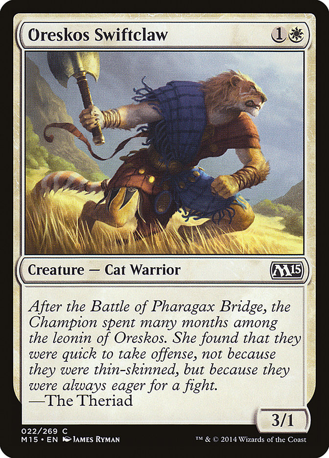 Oreskos Swiftclaw (22) [Magic 2015] | Odin's Place