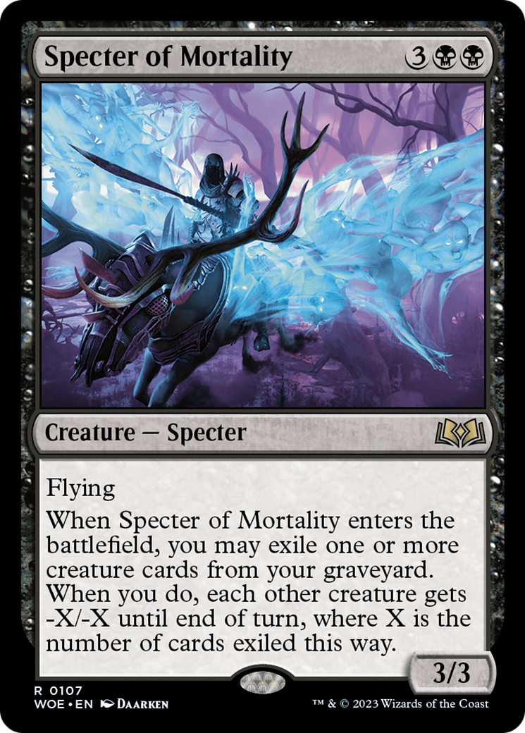 Specter of Mortality [Wilds of Eldraine] | Odin's Place