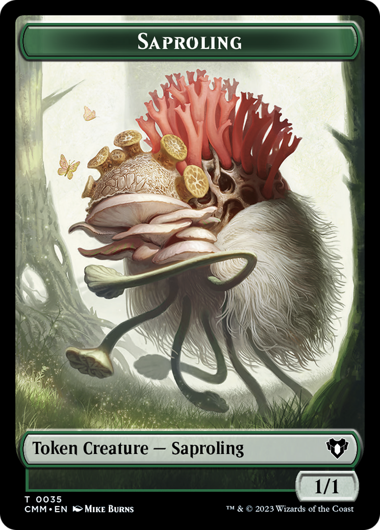 Saproling Token [Commander Masters Tokens] | Odin's Place