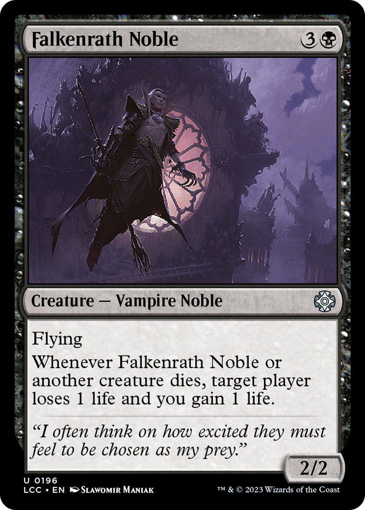 Falkenrath Noble [The Lost Caverns of Ixalan Commander] | Odin's Place