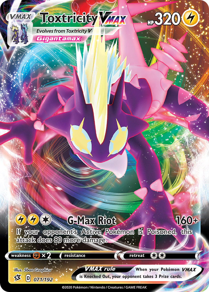 Toxtricity VMAX (071/192) [Sword & Shield: Rebel Clash] | Odin's Place