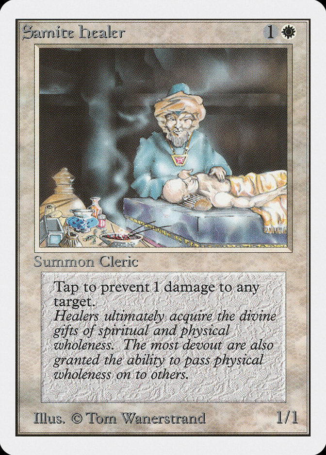 Samite Healer (38) [Unlimited Edition] | Odin's Place