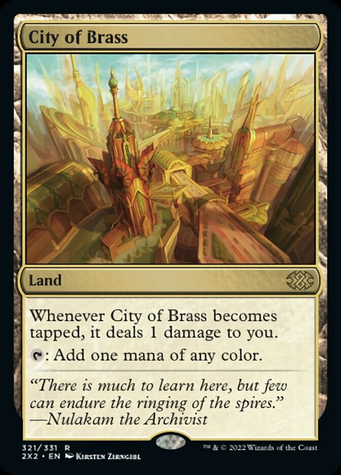 City of Brass [Double Masters 2022] | Odin's Place