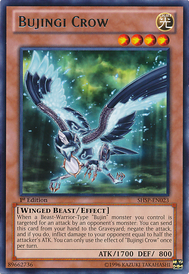 Bujingi Crow [SHSP-EN023] Rare | Odin's Place