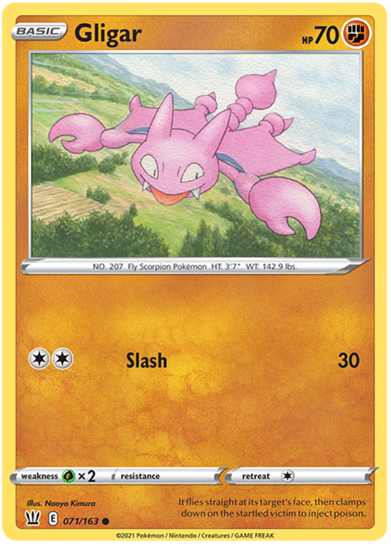 Gligar (071/163) [Sword & Shield: Battle Styles] | Odin's Place