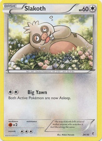 Slakoth (26/30) [XY: Trainer Kit 1 - Bisharp] | Odin's Place