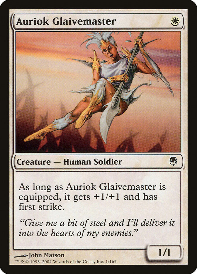 Auriok Glaivemaster (1) [Darksteel] | Odin's Place