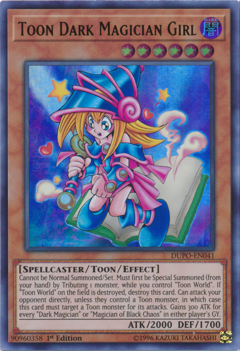 Toon Dark Magician Girl [DUPO-EN041] Ultra Rare | Odin's Place