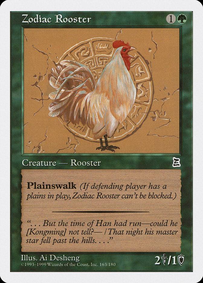 Zodiac Rooster (163) [Portal Three Kingdoms] | Odin's Place