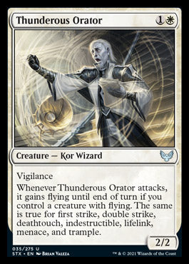 Thunderous Orator [Strixhaven: School of Mages] | Odin's Place