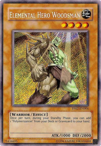 Elemental Hero Woodsman [PP02-EN004] Secret Rare | Odin's Place