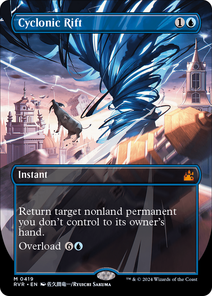 Cyclonic Rift (Anime Borderless) [Ravnica Remastered] | Odin's Place