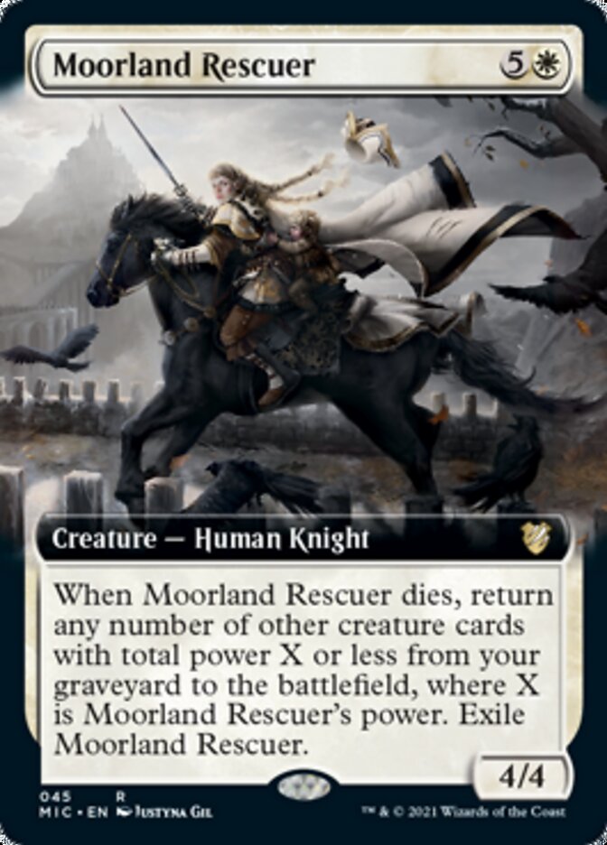 Moorland Rescuer (Extended Art) [Innistrad: Midnight Hunt Commander] | Odin's Place