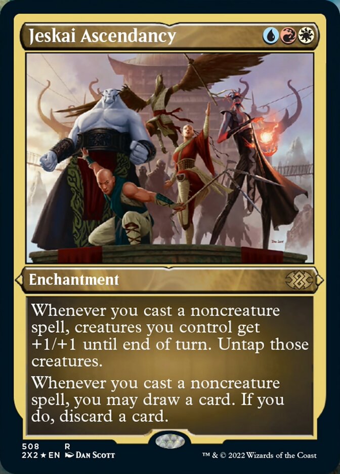 Jeskai Ascendancy (Foil Etched) [Double Masters 2022] | Odin's Place