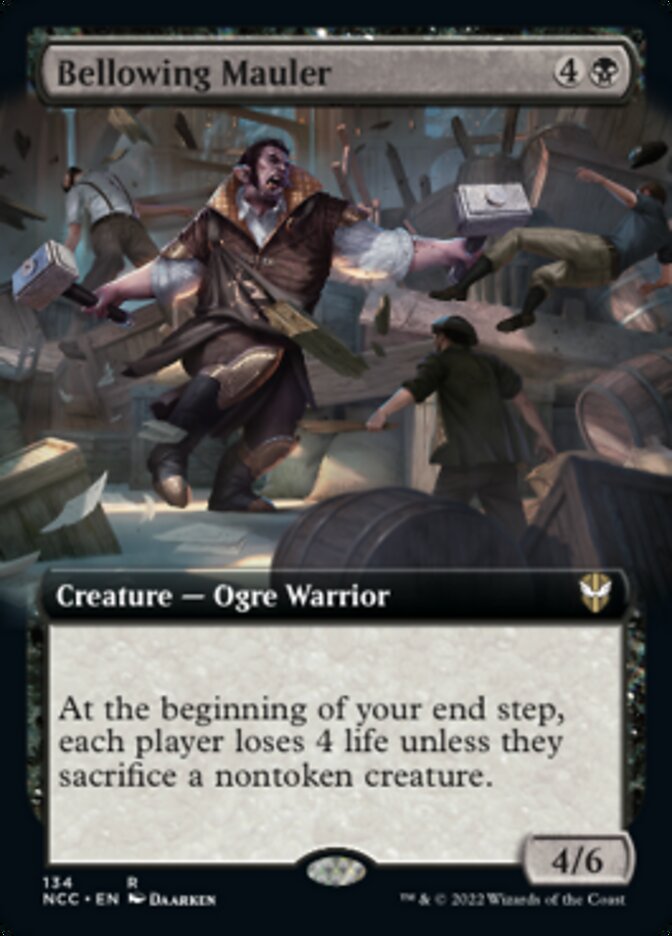 Bellowing Mauler (Extended Art) [Streets of New Capenna Commander] | Odin's Place