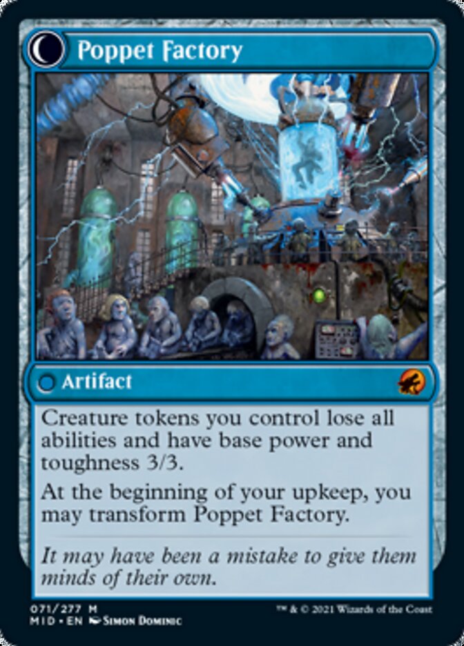 Poppet Stitcher // Poppet Factory [Innistrad: Midnight Hunt] | Odin's Place