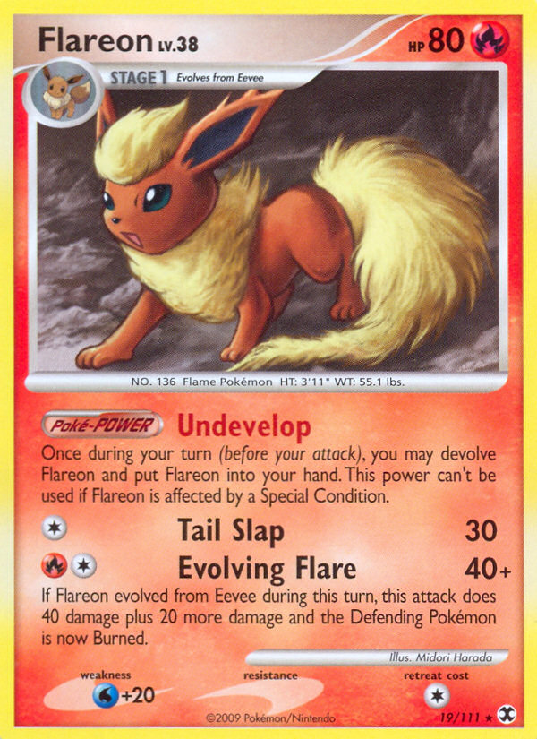 Flareon (19/111) [Platinum: Rising Rivals] | Odin's Place