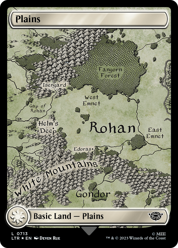 Plains (0713) (Surge Foil) [The Lord of the Rings: Tales of Middle-Earth] | Odin's Place