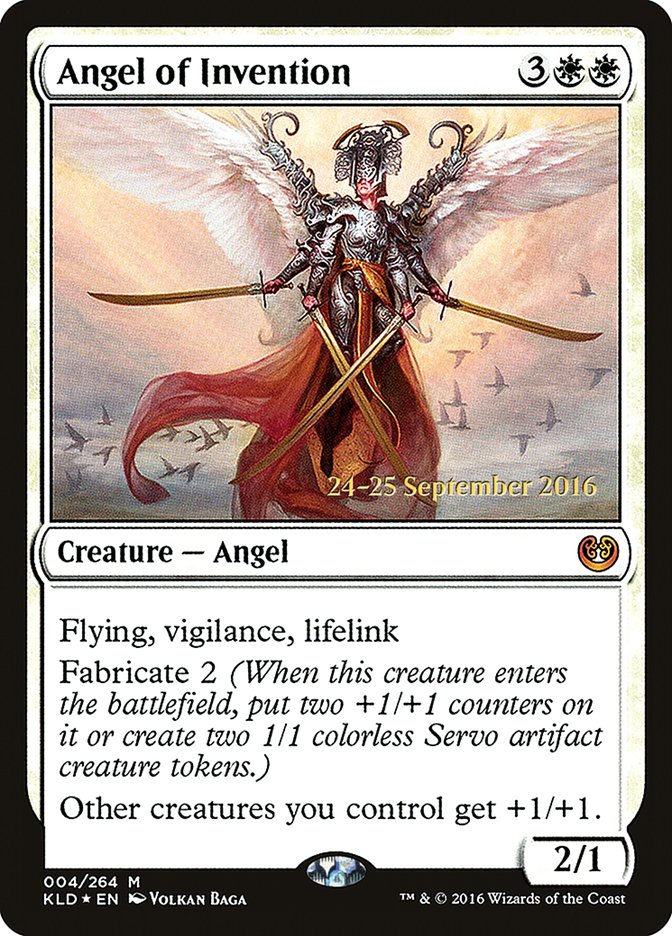 Angel of Invention (4) [Kaladesh Prerelease Promos] | Odin's Place
