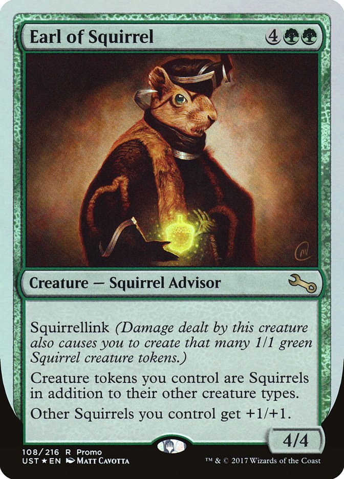 Earl of Squirrel (108) (Draft Weekend) [Unstable Promos] | Odin's Place