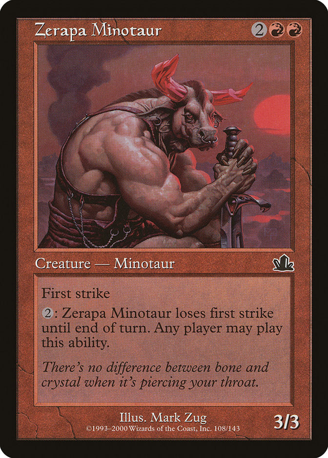 Zerapa Minotaur (108) [Prophecy] | Odin's Place