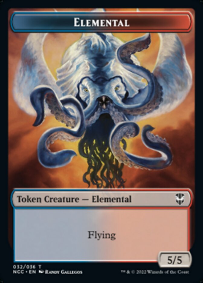 Elemental (032) // Rogue Double-Sided Token [Streets of New Capenna Commander Tokens] | Odin's Place