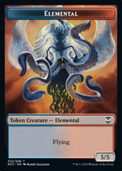Elemental (032) // Rogue Double-Sided Token [Streets of New Capenna Commander Tokens] | Odin's Place