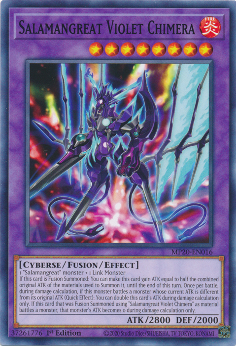 Salamangreat Violet Chimera [MP20-EN016] Common | Odin's Place