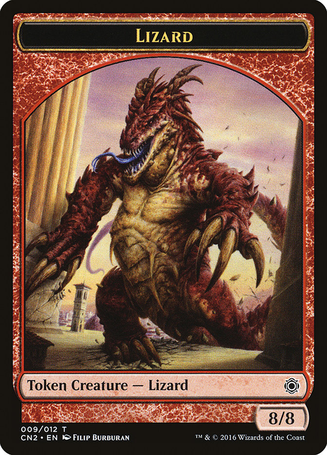 Lizard Token (9) [Conspiracy: Take the Crown Tokens] | Odin's Place