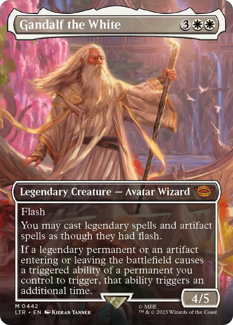 Gandalf the White (Borderless Alternate Art) [The Lord of the Rings: Tales of Middle-Earth] | Odin's Place