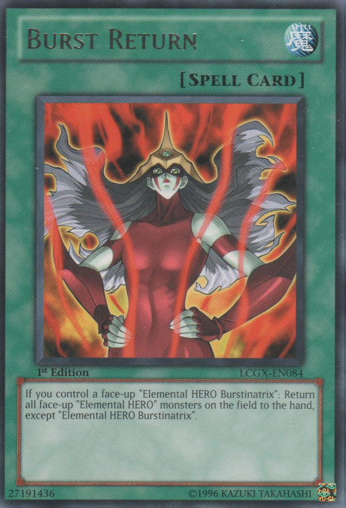 Burst Return [LCGX-EN084] Rare | Odin's Place