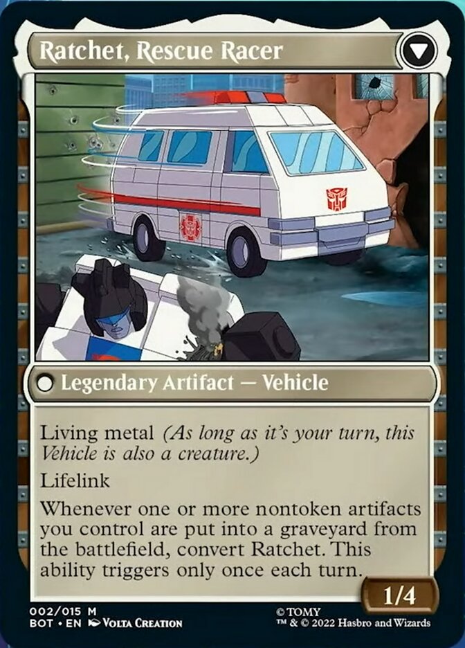 Ratchet, Field Medic // Ratchet, Rescue Racer [Transformers] | Odin's Place