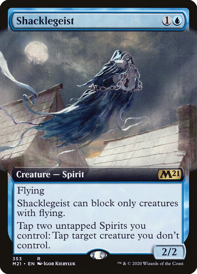 Shacklegeist (Extended Art) [Core Set 2021] | Odin's Place