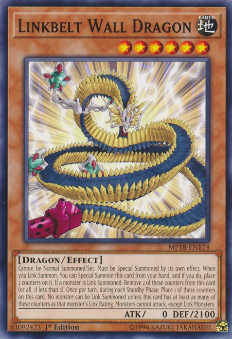 Linkbelt Wall Dragon [MP18-EN174] Common | Odin's Place