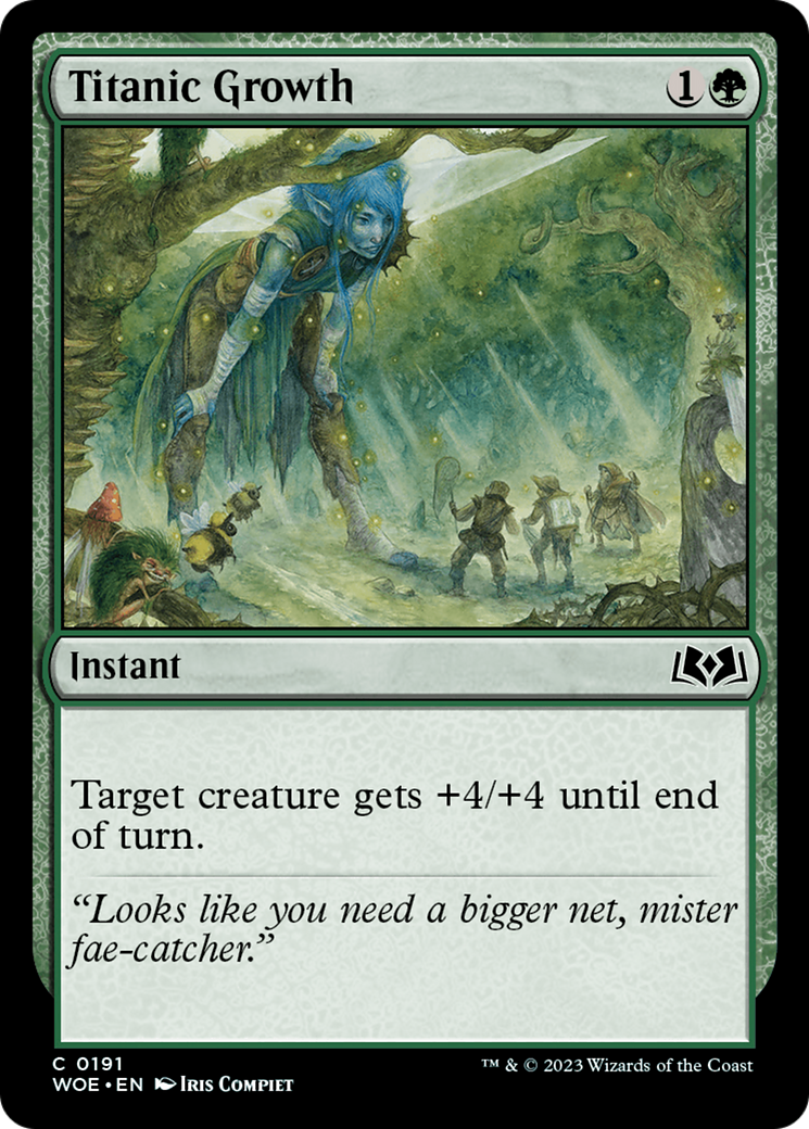 Titanic Growth [Wilds of Eldraine] | Odin's Place