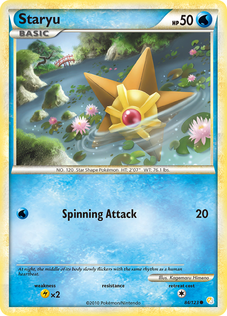 Staryu (84/123) [HeartGold & SoulSilver: Base Set] | Odin's Place