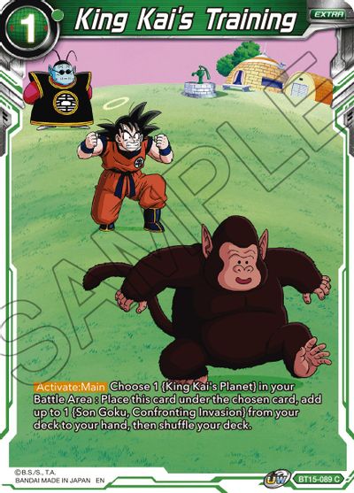 King Kai's Training (BT15-089) [Saiyan Showdown] | Odin's Place