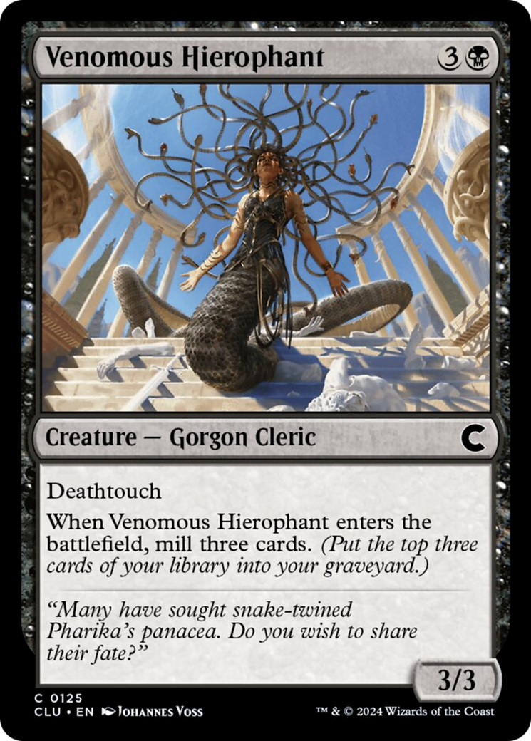Venomous Hierophant [Ravnica: Clue Edition] | Odin's Place
