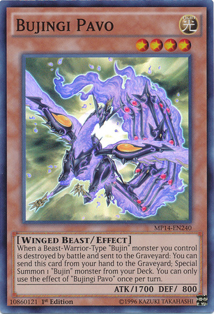 Bujingi Pavo [MP14-EN240] Super Rare | Odin's Place