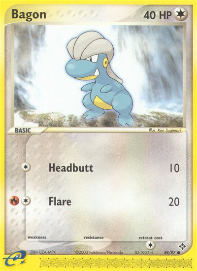 Bagon (49/97) [EX: Dragon] | Odin's Place