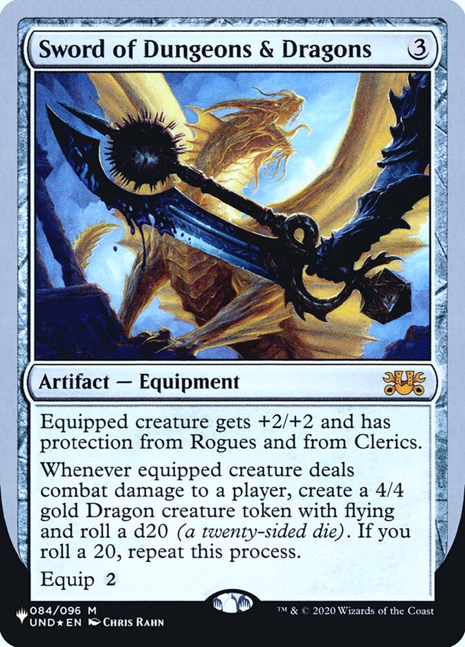 Sword of Dungeons & Dragons (Unfinity Foil Edition) [The List] | Odin's Place