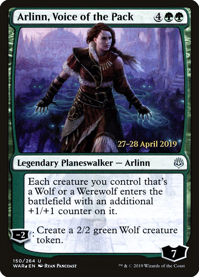 Arlinn, Voice of the Pack (150) [War of the Spark Prerelease Promos] | Odin's Place