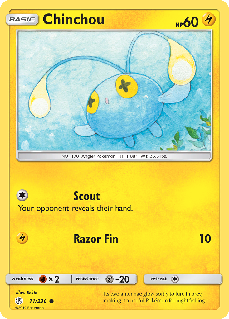 Chinchou (71/236) [Sun & Moon: Cosmic Eclipse] | Odin's Place