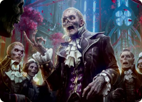 Undead Butler Art Card [Innistrad: Crimson Vow Art Series] | Odin's Place
